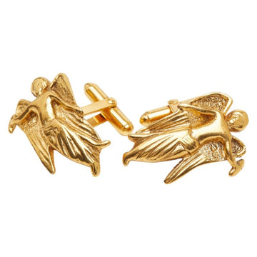 Chanel Vintage Cufflinks Gold Bracelet