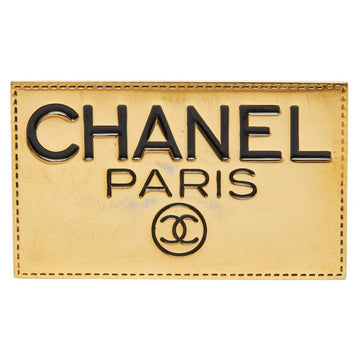 Chanel Plate Brooch Metal