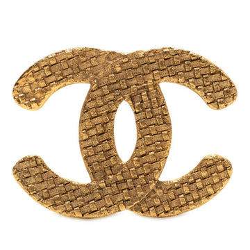Chanel Cc Logo Brooch Metal