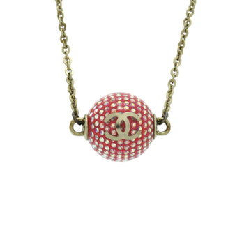 Chanel Cc Logo Ball Pendant Necklace