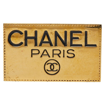 Chanel Plate Brooch Metal