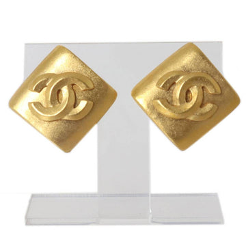 Chanel Cc Logo Clip-On Earrings Metal