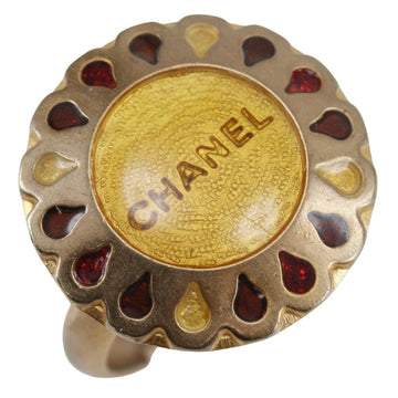 Chanel Flower Motif Ring Metal