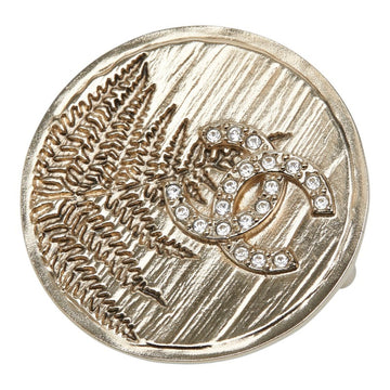Chanel Cc Logo Brooch Metal