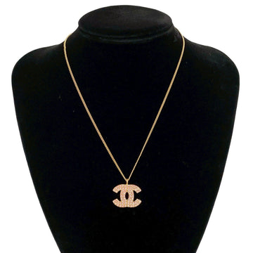 Chanel Cc Logo Chain Pendant Necklace