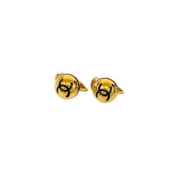 Chanel Cc Logo Clip-On Earrings Metal