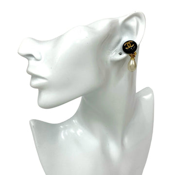 Chanel Cc Logo Clip-On Earrings Metal