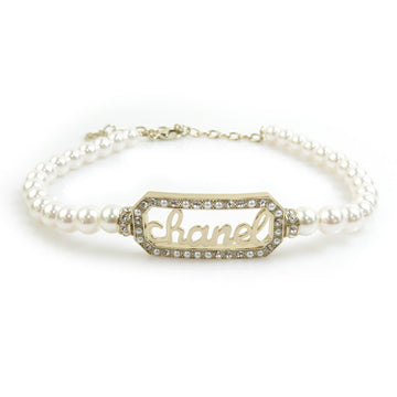 Chanel Necklace Metal And Faux Pearl