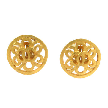 Chanel Clip-On Earrings Gold-
