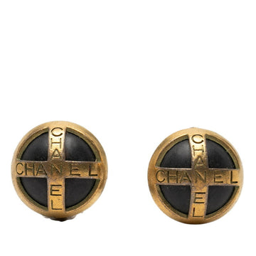 Chanel Vintage Clip-On Earrings Logo