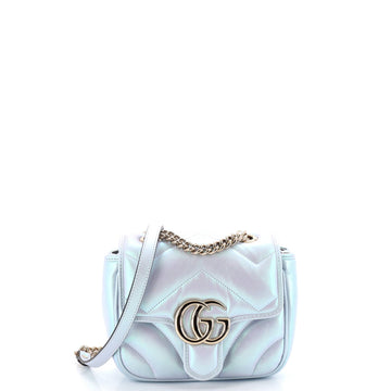 Gucci Gg Marmont Square Flap Bag Chevron