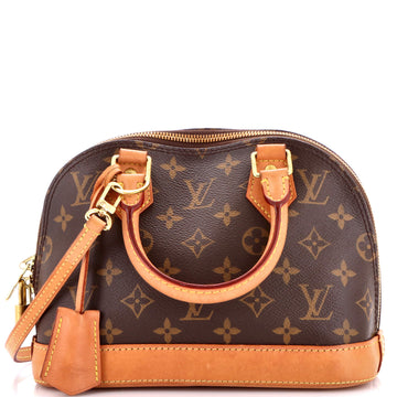 Louis Vuitton Alma Handbag Canvas Bb