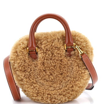 Celine Heart Bag Shearling With Leather