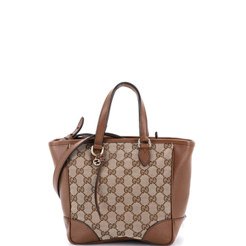 Gucci Bree Convertible Tote Gg Canvas