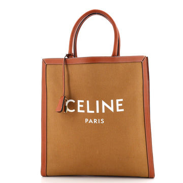 Celine Vertical Cabas Tote Canvas With