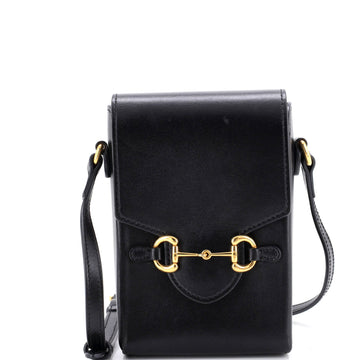 Gucci Horsebit Crossbody Bag Leather