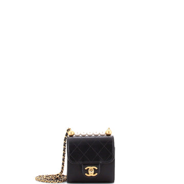 Chanel Chic Pearls Flap Clutch With