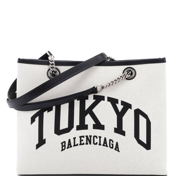 Balenciaga Cities Duty Free Tote Printed