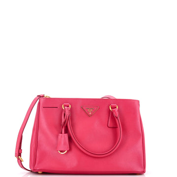 Prada Double Zip Lux Tote Saffiano