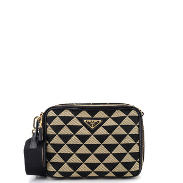 Prada Symbole Zip Around Shoulder Bag