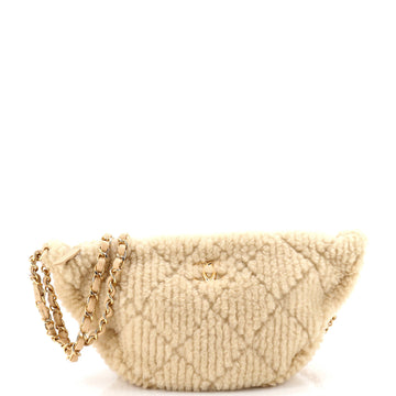 Chanel Coco Neige Half Moon Chain Hobo