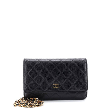 Chanel Wallet On Chain Quilted Caviar