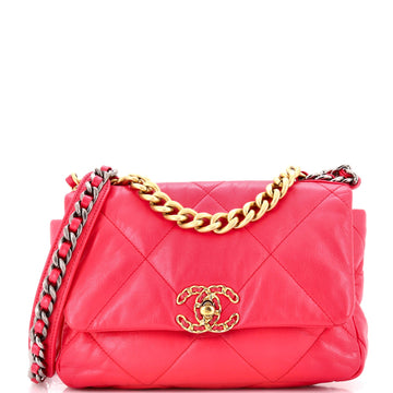Chanel 19 Flap Bag Quilted Leather