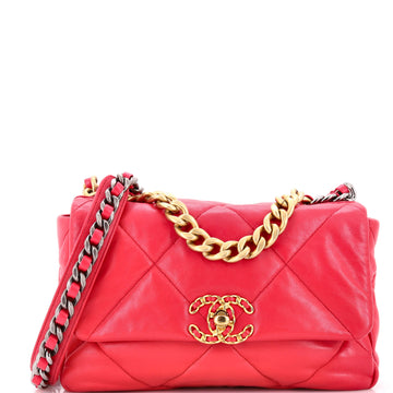 Chanel 19 Flap Bag Quilted Leather