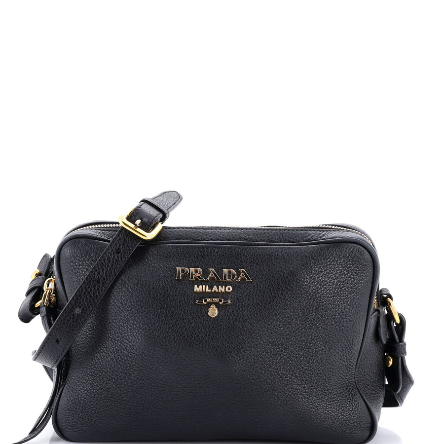Prada Double Zip Camera Bag Vitello