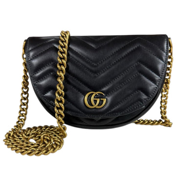 Gucci Gg Marmont Half Moon Flap