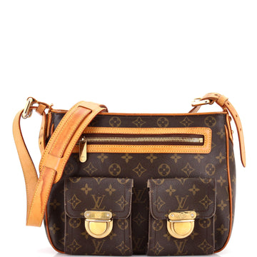Louis Vuitton Hudson Handbag Canvas Gm