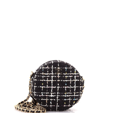 Chanel Charm Round Clutch With Chain
