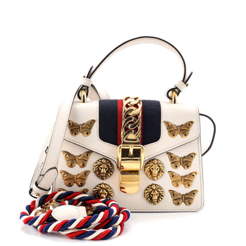 Gucci Sylvie Top Handle Bag Embellished