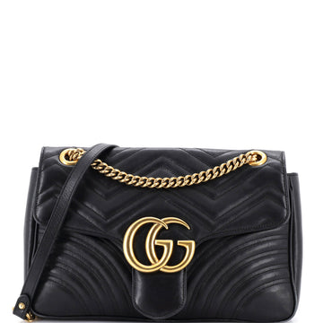 Gucci Gg Marmont Flap Bag Matelasse
