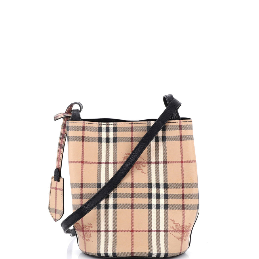 Burberry Lorne Bucket Bag Haymarket