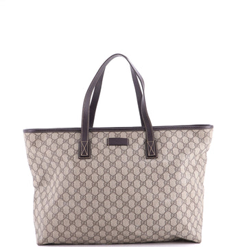 Gucci Plus Tote Gg Coated Canvas With