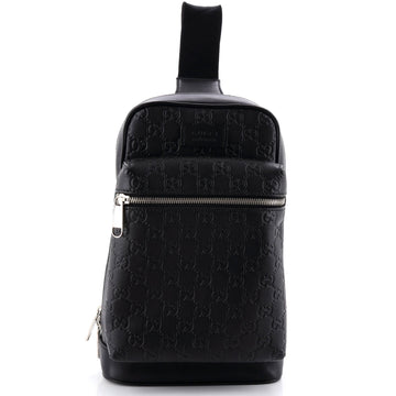 Signature Slim Crossbody Bag Guccissima
