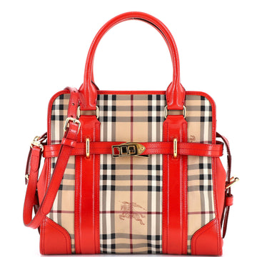 Burberry Minford Satchel Haymarket