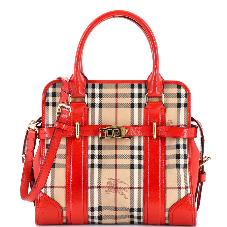 Burberry Minford Satchel Haymarket