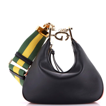 Gucci Attache Shoulder Bag Leather Small