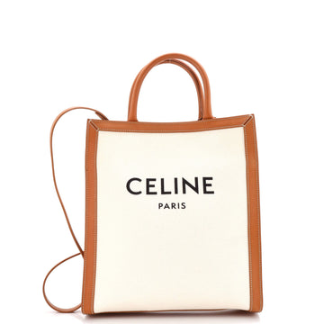 Celine Vertical Cabas Tote Canvas With