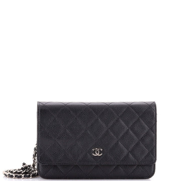 Chanel Wallet On Chain Quilted Caviar