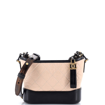 Chanel Gabrielle Hobo Quilted Aged