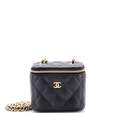 Chanel Classic Vanity Case With Chain