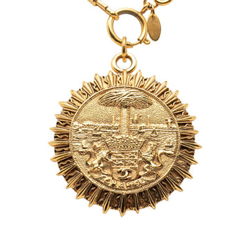 Chanel Pendant Necklace Gold