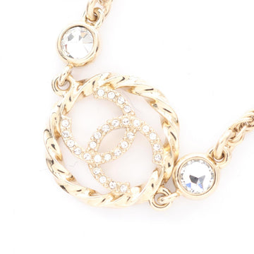 Chanel Cc Logo Pendant Necklace Metal