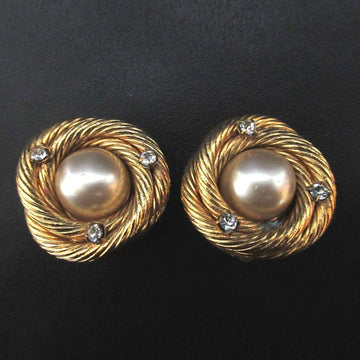 Chanel Vintage Clip-On Earrings Pearl
