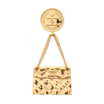 Chanel Cc Logo Brooch Metal