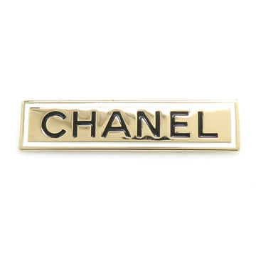 Chanel Brooch Enamel And Metal Black