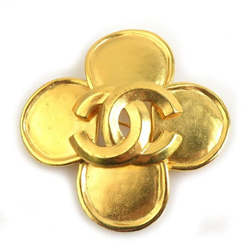 Chanel Brooch Metal Gold